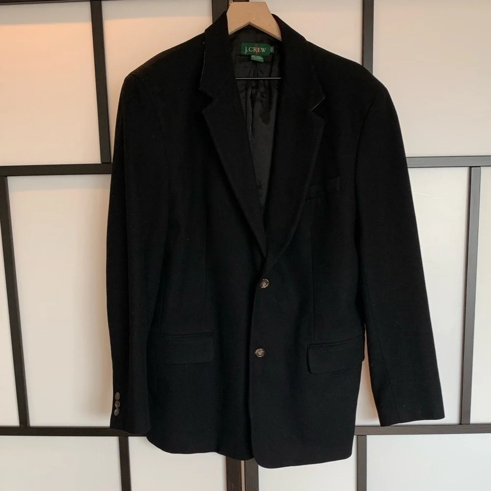 Vintage J. Crew 100% wool mens‎ blazer. Size 40R